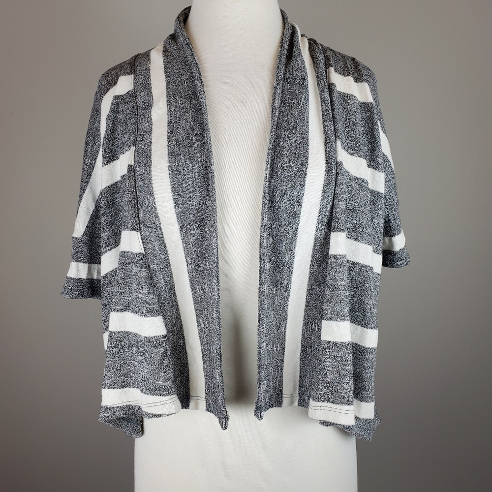 Loft Short Sleeve Sweater Cardigan